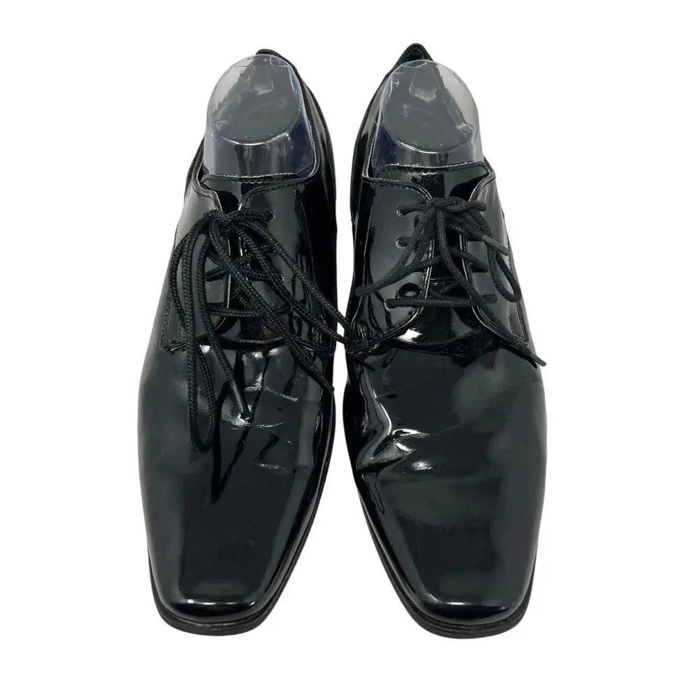 Men’s Calvin Klein Brodie Patent Leather Tuxedo Formal Shoes 11.5